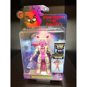 Five Nights at Freddy's Funtime Foxy Action Figure Glowing Eyes Jump-Scare 8+